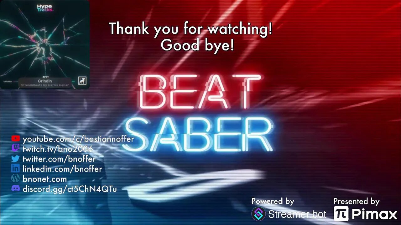 [EN/DE] Midweek block slicing in Beat Saber #visuallyimpaired #vr