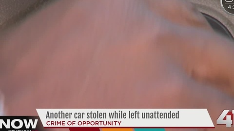 Another car stolen while left unattended in Lenexa