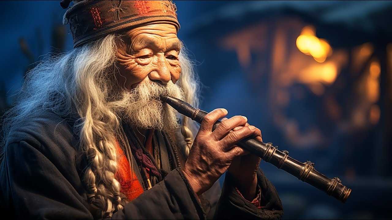 Tibetan Healing Flute | Release of Melatonin and Toxin Elimination | Stress Relief🎶🧘‍♂️