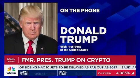 President Trump finally starts to support cryptos,