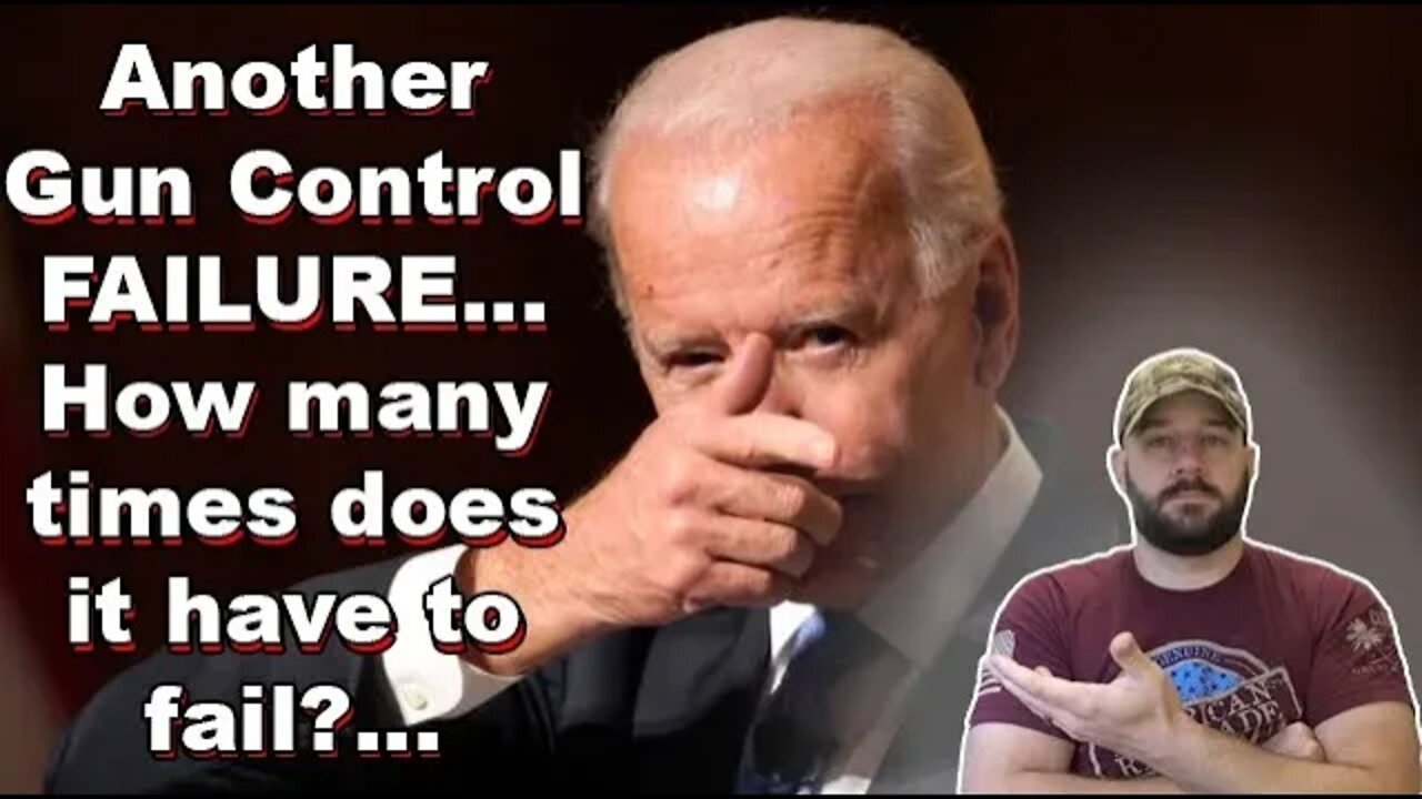 Another Gun Control FAILURE... When will they learn that Gun Control CANNOT do what Dems promise?