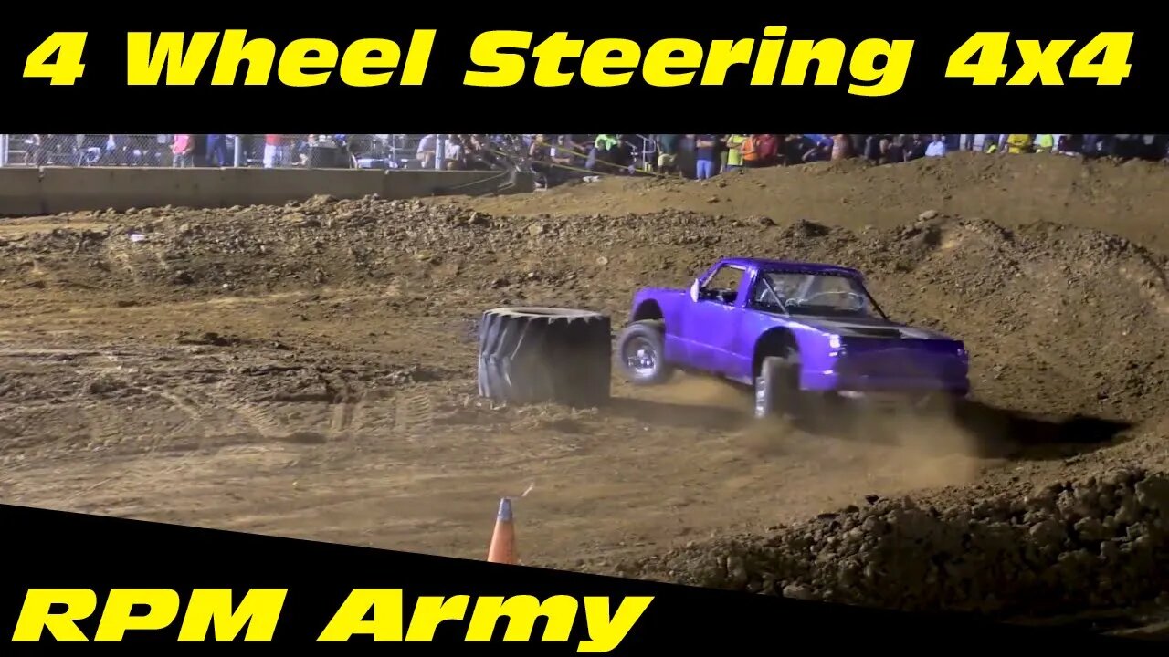 Crazy 4 Wheel Steering Tough Truck