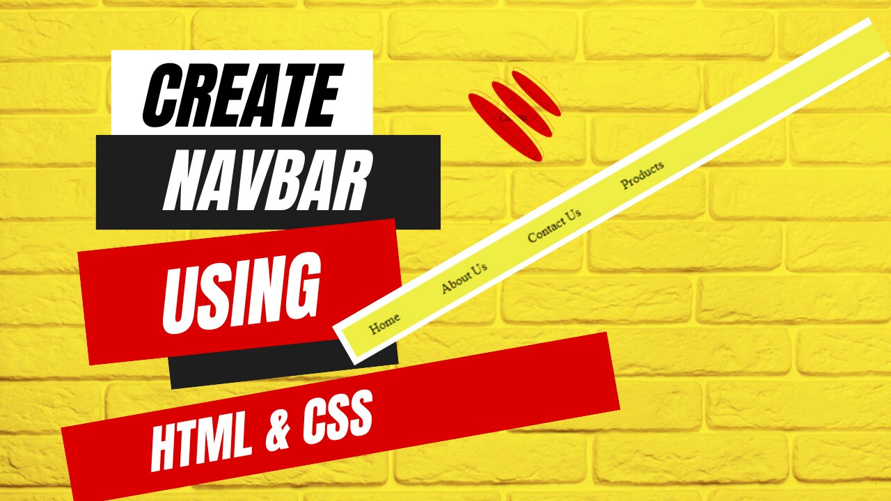 How to make Navbar Using Html and CSS | Navigation Bar |