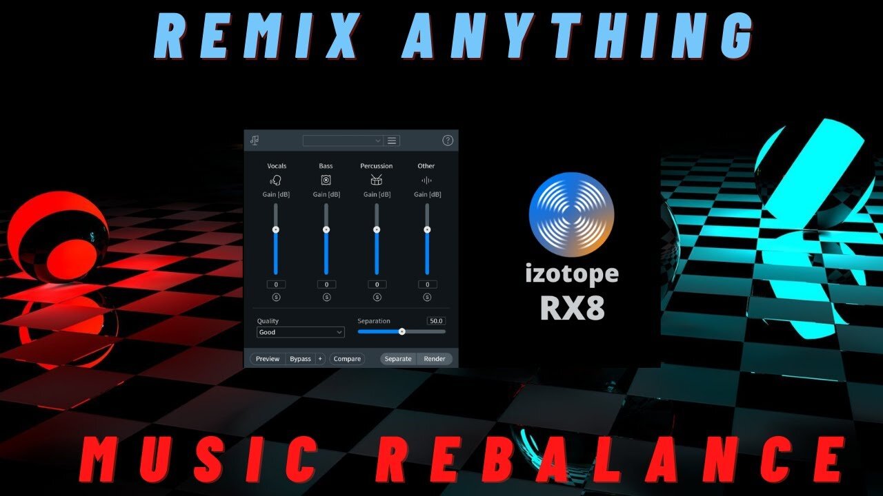 Sample & Remix anything with RX8 Music Rebalance #izotope #rx8