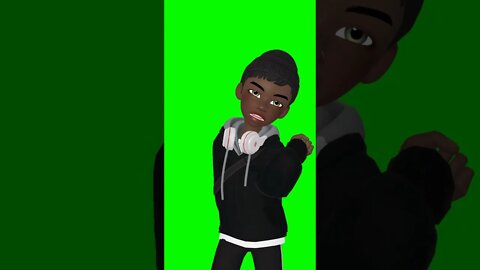 Vídeo de Animação - Avatar dançando - Chroma Key - Green Screen