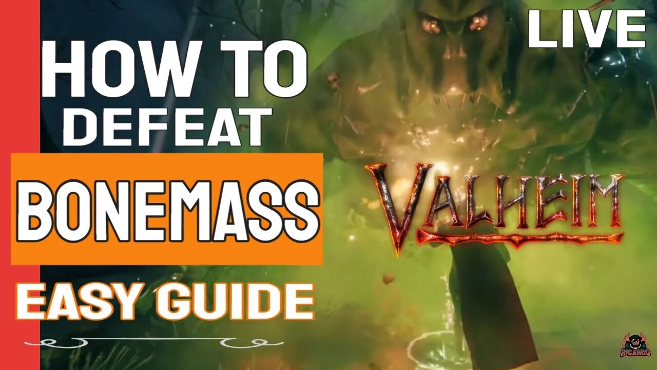 Valheim - how to summon and kill Bonemass solo Live 1st Attempt