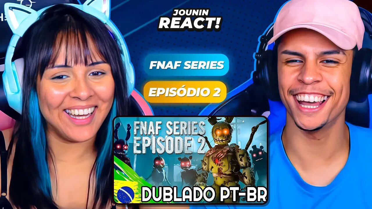 Five Nights at Freddy’s Series [DUBLADO PT-BR] (Episódio 2) | FNAF Animation | [React em Casal] 🔥