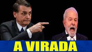 ACABOU DE SAIR: BOLSONARO AUMENTA VANTAGEM SOBRE LULA