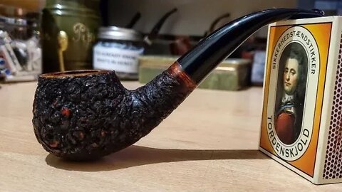 LCS Briars pipe 625 REEF bent apple