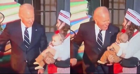 See It Biden Sucks Babies’ Feet During White House Halloween Event