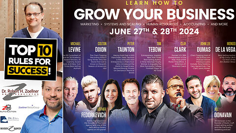 Dr. Zoellner | Dr. Z's Top 10 Business Rules for Success + Dr. Robert Zoellner The Story Behind DrZoellner.com, BankRegent.com, Z66AA.com + How Clay Clark Met Dr. Z + Tebow Joins June 27-28 Business Conference (3 Tix Remain)