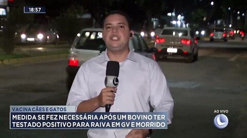 Medida se fez necessária após um bovino ter testado positivo para raiva em GV e morrido