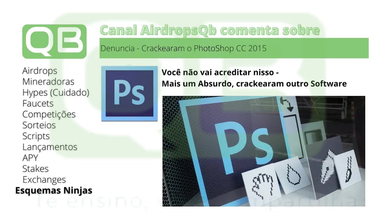 Denuncia - Você não vai acreditar nisso - Crackearam o Photoshop CC 2015