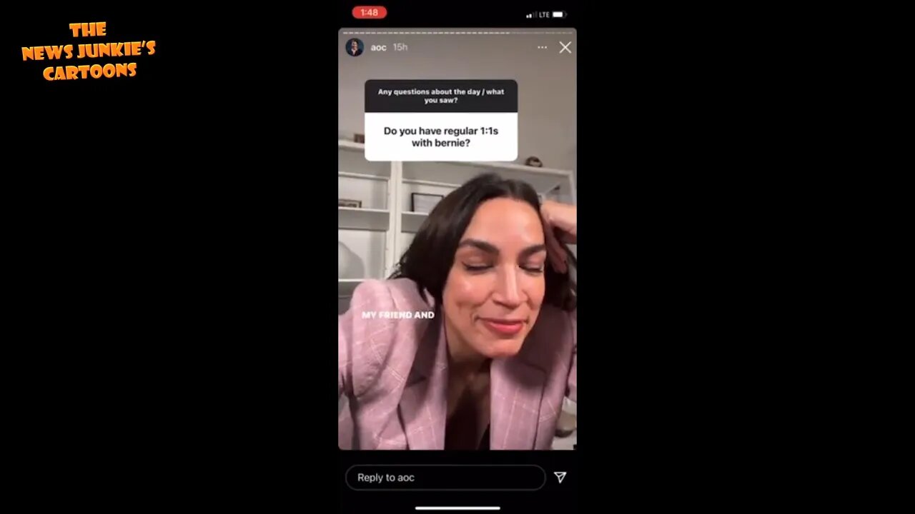 AOC: "Bernie is my friend and makes me happy."