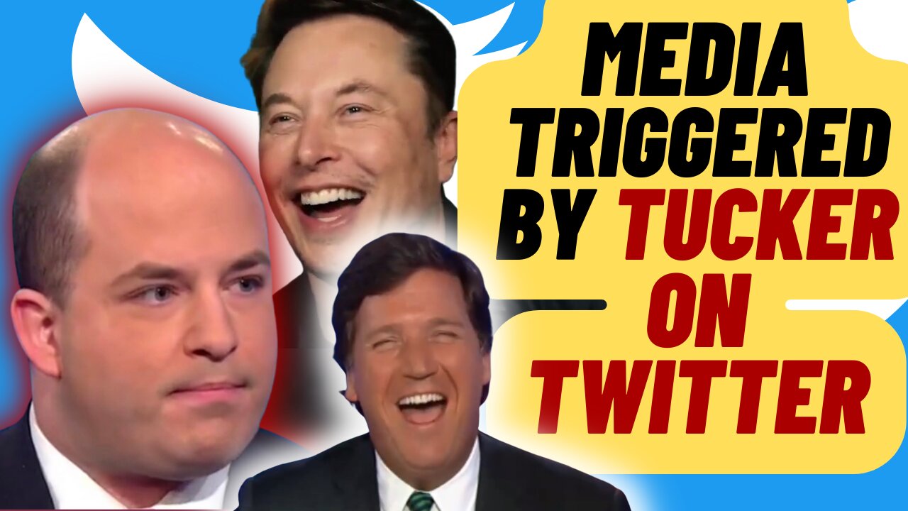 Media TRIGGERED That Tucker Carlson Moving His Show To Twitter