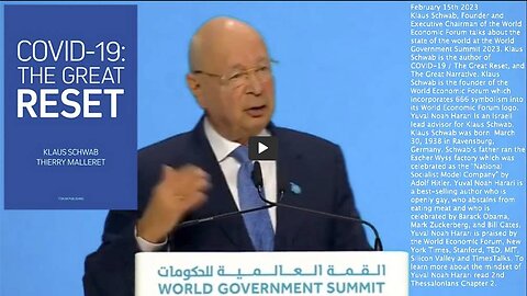 Klaus Schwab | "We Are Just Now Where We Move Into the EXPONENTIAL PHASE!!!