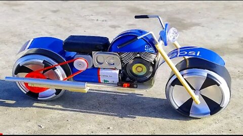 Make a amazing electric motorbike with pepsi