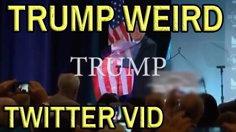 HE'S WHAT'S FOR AMERICA PARODY TRUMP: Trump tweeted a campaign video 2 months after the election.