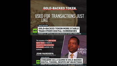 Zimbabwe Aims To Ditch The Dollar Monopoly With Gold-Backed Crypto Tokens