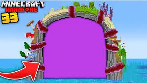 I Transformed the Nether Portal in Minecraft Hardcore