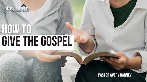 How to Give the Gospel (Full Service) | Pastor Avery Barney