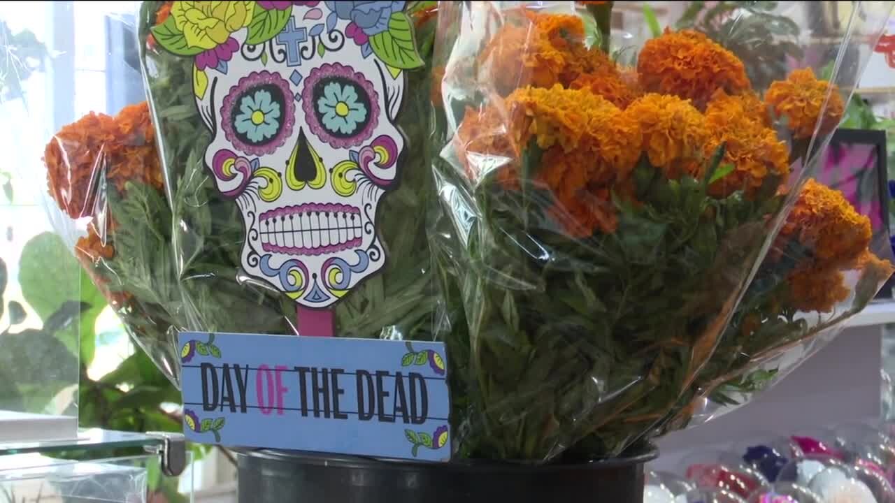 Local shop supplies thousands of marigold flowers ahead of Día de los Muertos