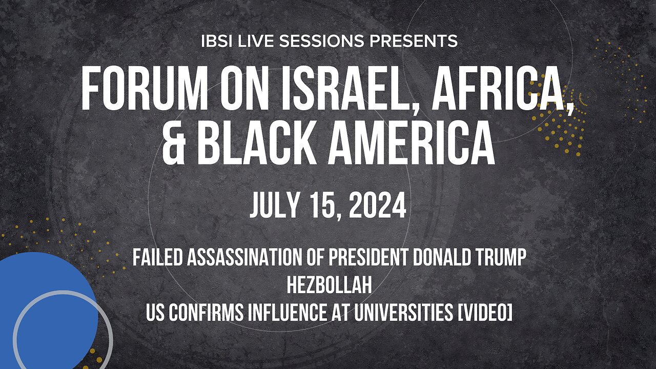 Failed Assassination of President Donald Trump / Hezbollah / US Confirms Influence at Universities
