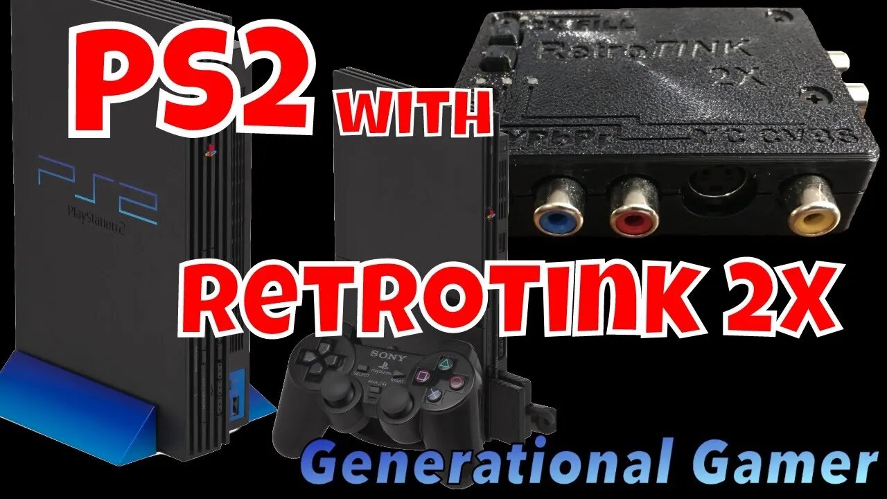 PS2 Live Stream - Featuring The RetroTink 2x and Sony Component Cables