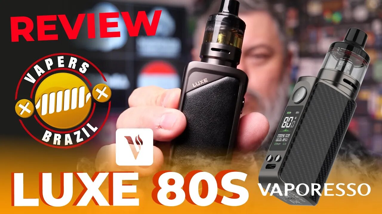 Vaporesso Luxe 80S - O Mod Luxe com uma Bateria ? - Review PTBR