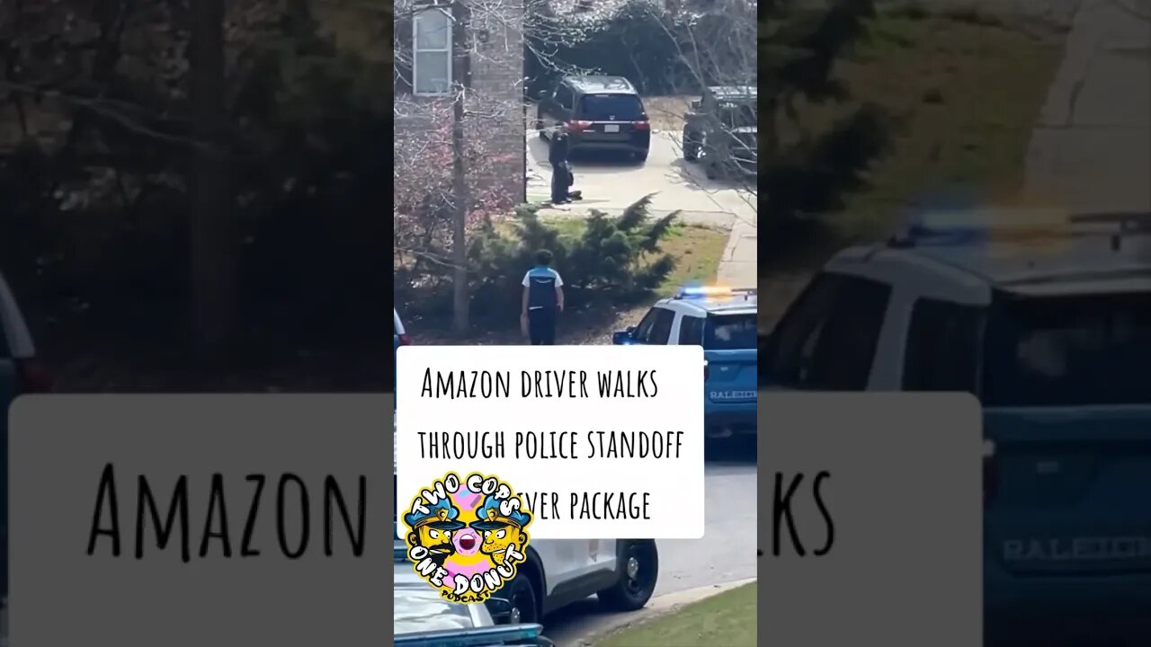 Unlikely Hero: Amazon Delivery Guy Takes on Active Police Standoff #amazonprime #funny #police #fyp