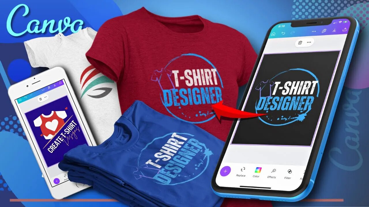 Create T-Shirt Designs On Your Smartphone With Canva!