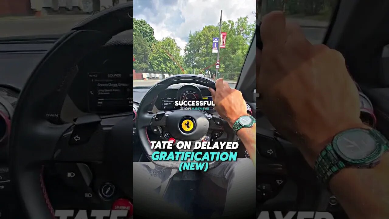 Tate On Delayed Gratification (NEW)