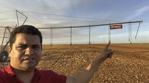 Pivô gigante de 250 ha no Brasil