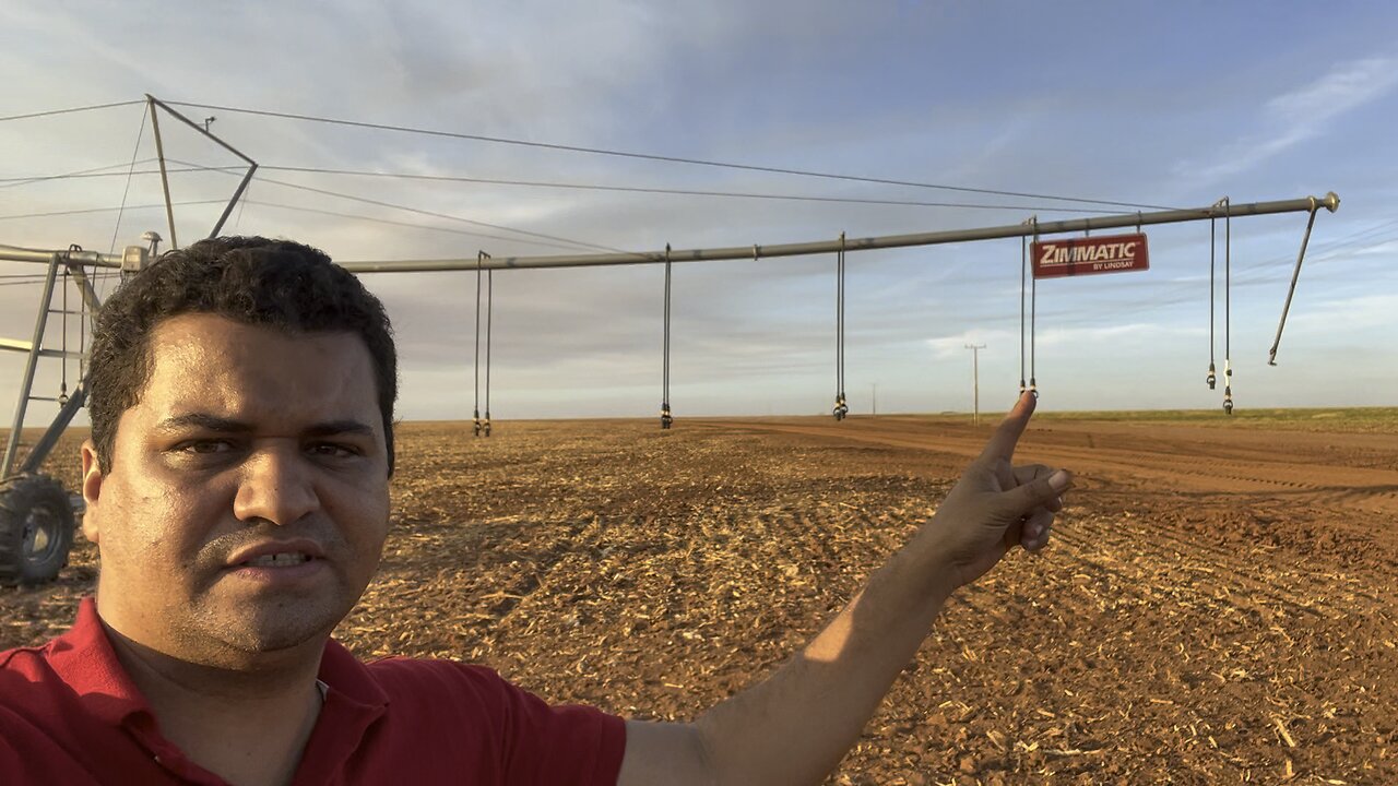 Pivô gigante de 250 ha no Brasil