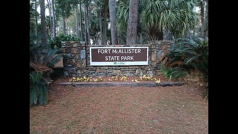 Fort McAllister campground walk around
