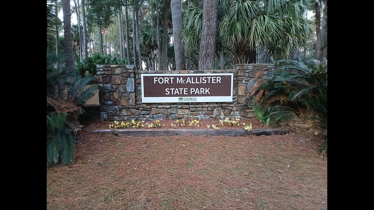 Fort McAllister campground walk around