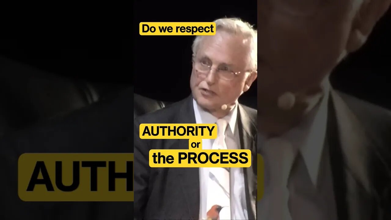 AUTHORITY Or PEER REVIEW? #richarddawkins #dawkins #scientificmethod #peerreview #appealtoauthority