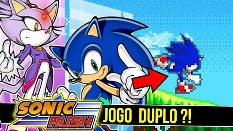 Sonic Rush - Melhor em DUAS Telas #shorts