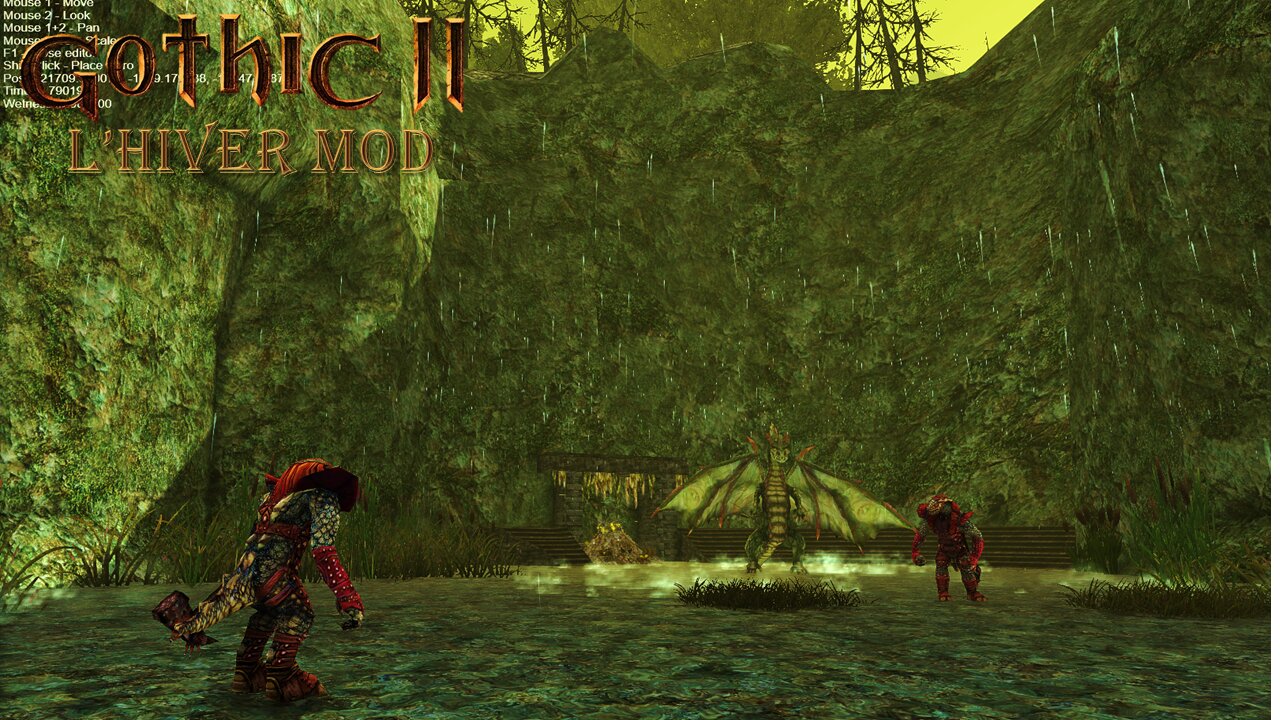 Gothic 2 (L'Hiver Mod) Chapter 4 - Mage Path Part 11 - The Dragon Hunt (All Quests, No Commentary)