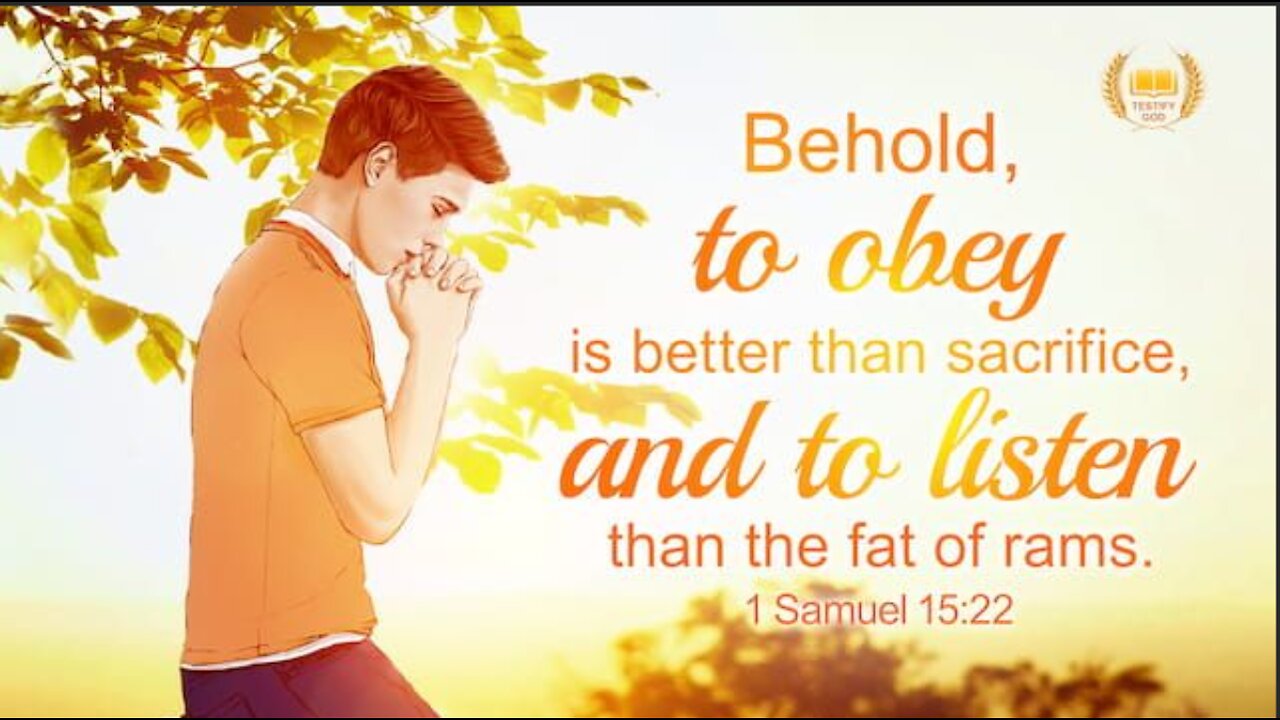Faith leads to obedience. Obedience brings blessings. Works of Obedience.