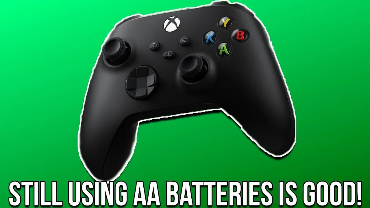 The Xbox Series X Controller Still Uses AA Batteries, And I'm OK With That.