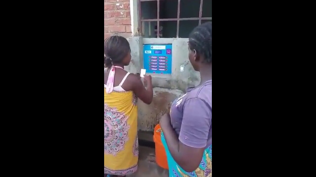 Meanwhile, in parts of Africa, drinking water is available with ID cards..