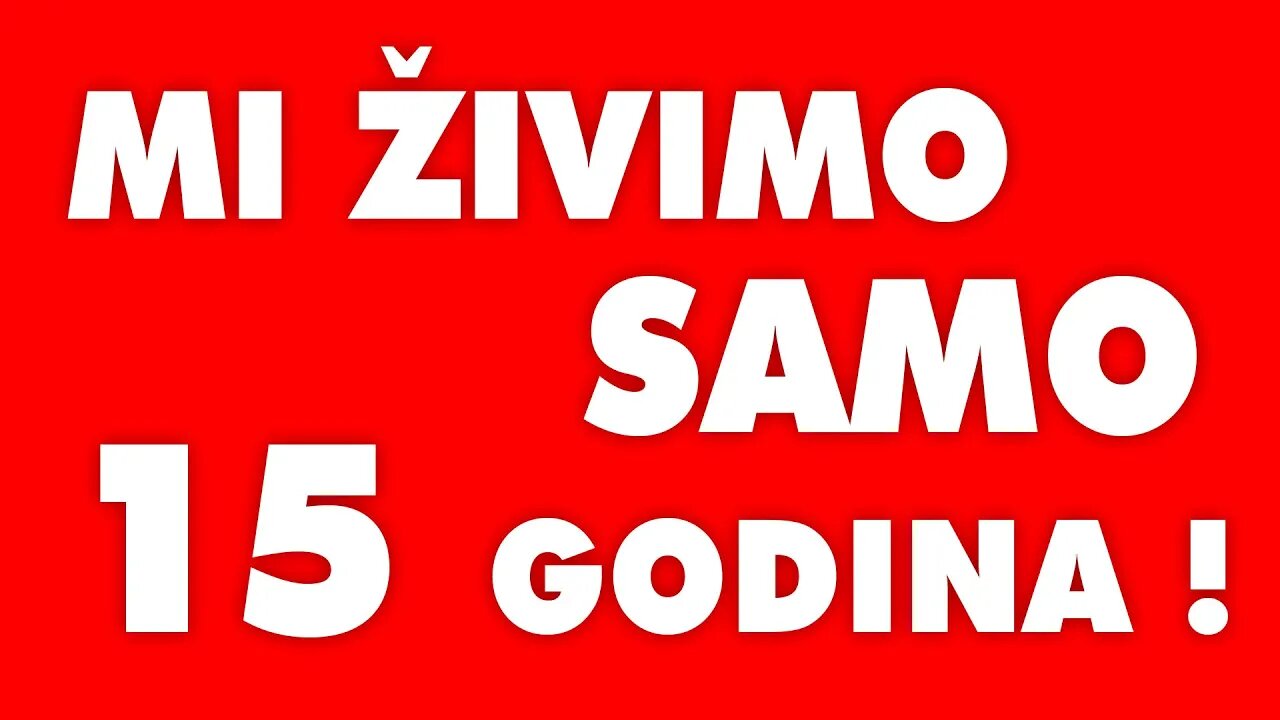 Mi živimo samo 15 godina ! Kotlić uz priču...