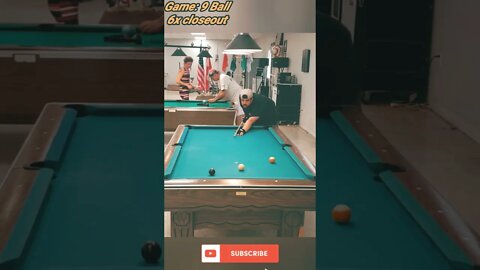 6x closeout #9ball #shorts