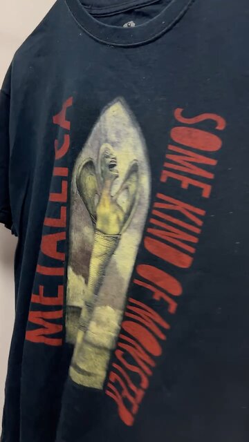 Sound Metallica shirts at the thrift store! 🤑 #thrift #thriftstore #thriftfinds #metallica