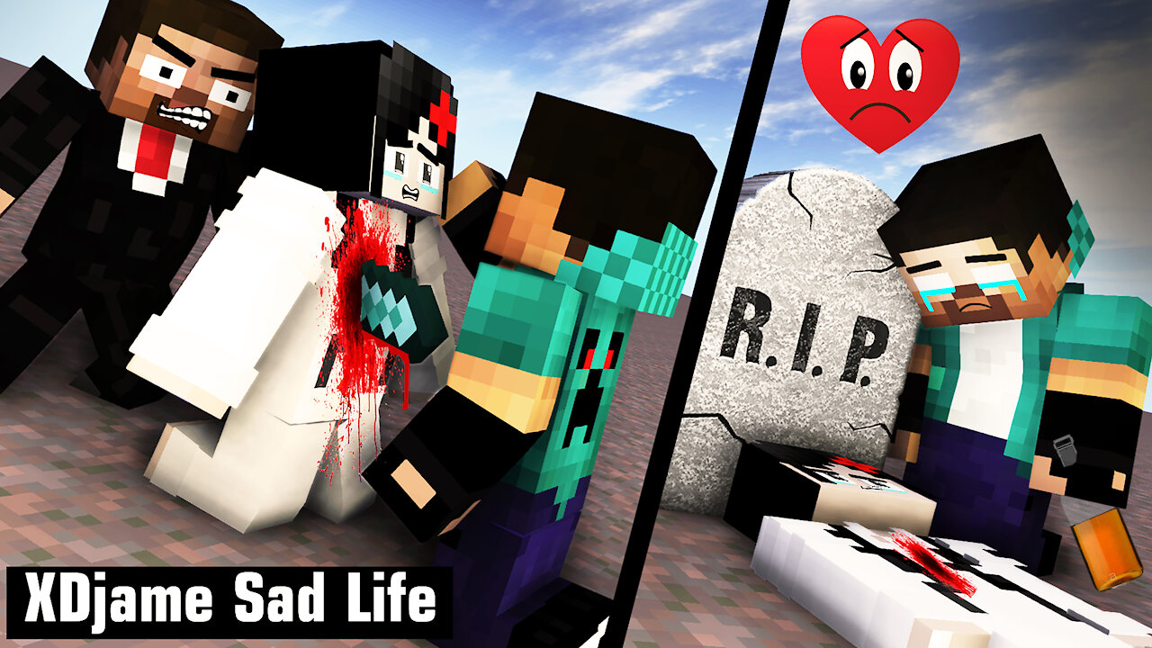 Sad Story love Xdjames - Minecraft animation