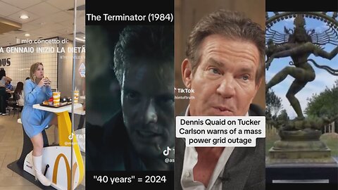 TikToks, Dennis Quaid, Terminator, James camera, Mcdonalds, Buzz Aldrin "MOON". Ep nº16 Serie 1