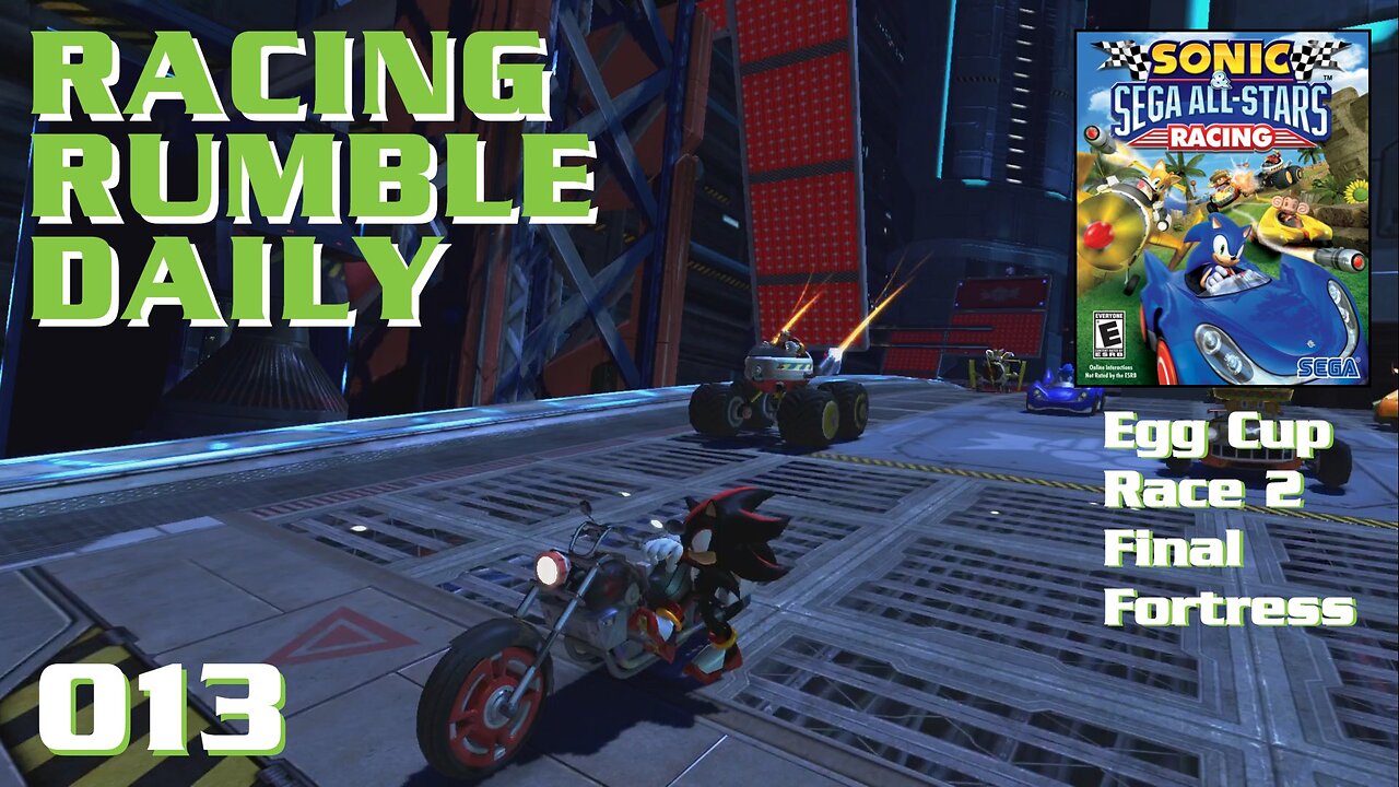 Racing Rumble Daily 013 - Sonic All-Stars Racing (2010) PC Egg Cup Race 2 Final Fortress