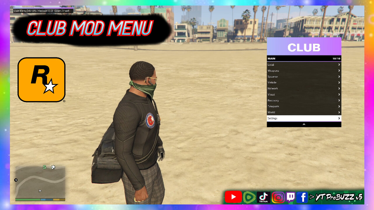 SHOWCASE CLUB FREE MOD MENU UNDETECTED 1.66 GTA5 ONLINE/OFF LINE PC