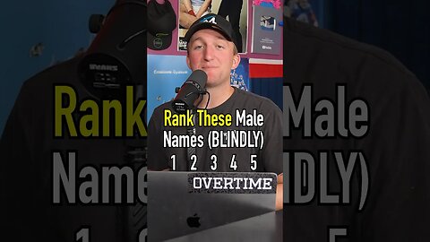 Sorry Kevin… RANKING MALE NAMES BLINDLY! Do You Agree? #shorts #male #names #ranking #blind #guys